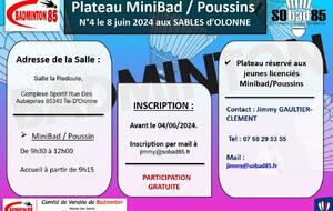 Plateau mini-bad/poussin