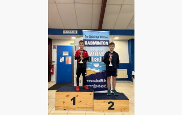 🏸 Résultats de nos jeunes aux Sables d’Olonne 🏸
